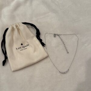 Kate Spade Silver Crystal Necklace